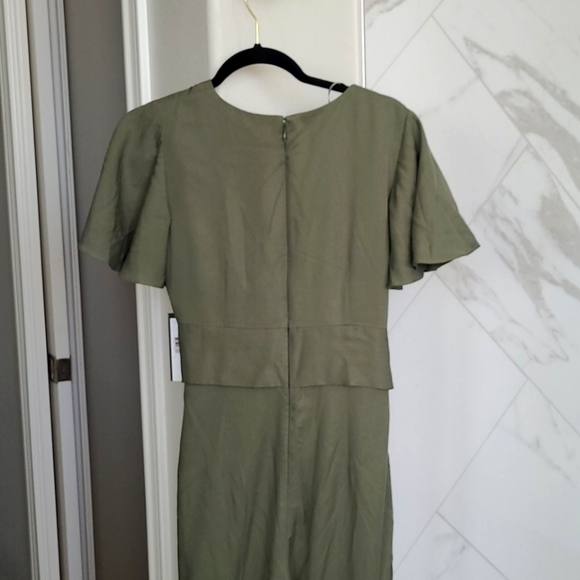 NWT Tahari ASL Flutter Sleeve Side Tie Jumpsuit - Picture 8 of 8
